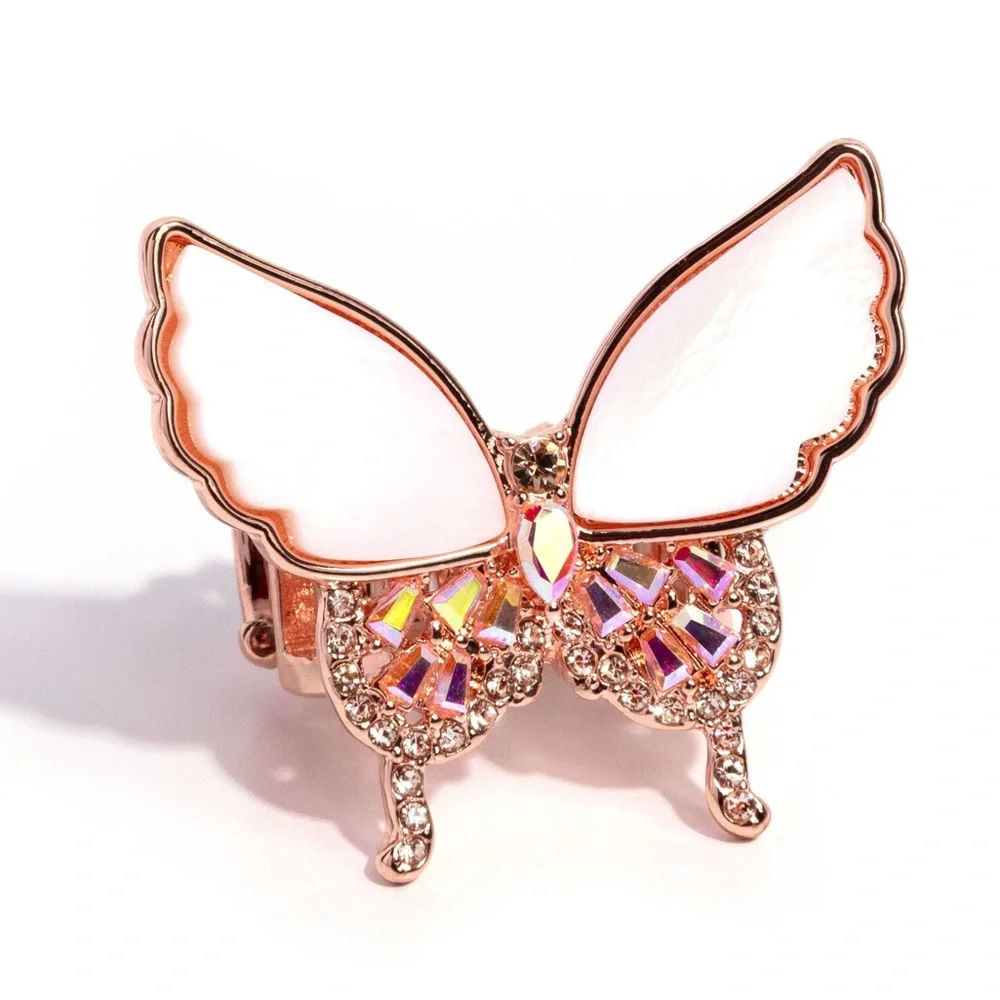 NWT Butterfly Copper & White Ring - Picture 3 of 5